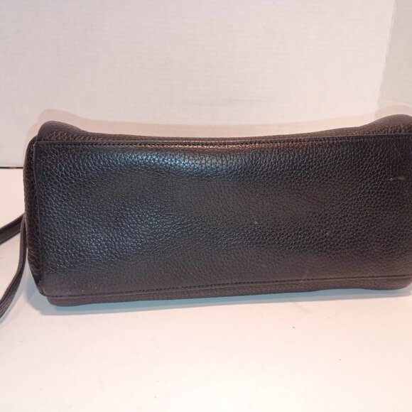 KATE SPADE NY Holden Street "Leslie" Black Pebbled Leather 2-way Bag - Picture 11 of 14